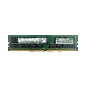 رم سرور DDR4 اس کی هاینیکس 32 گیگابایت، فرکانس 2666 مگاهرتز، تایمینگ 19، یک ماژول RDIMM، دو کاناله، مدل 840758-091 HPE DDR4 32GB