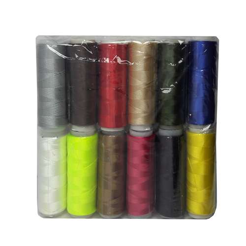 نخ خیاطی مدل طاووس mini بسته 12 عددی