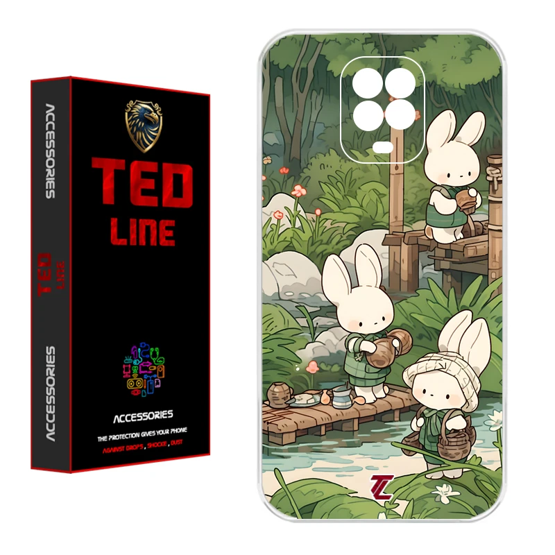 کاور تدلاین طرح خرگوش کد 1182 مناسب برای گوشی موبایل شیائومی Redmi Note 9S / Note 9 Pro