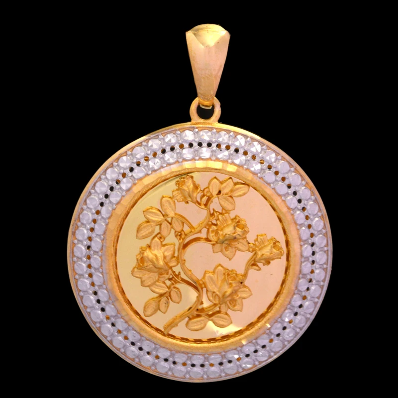 آویز گردنبند طلا 18 عیار زنانه طلای مستجابی طرح گلدسته آوا کد 2685499