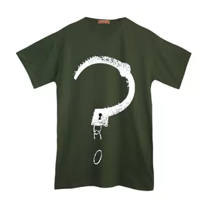 تی شرت آستین کوتاه مردانه مدل دستبند علامت سوال