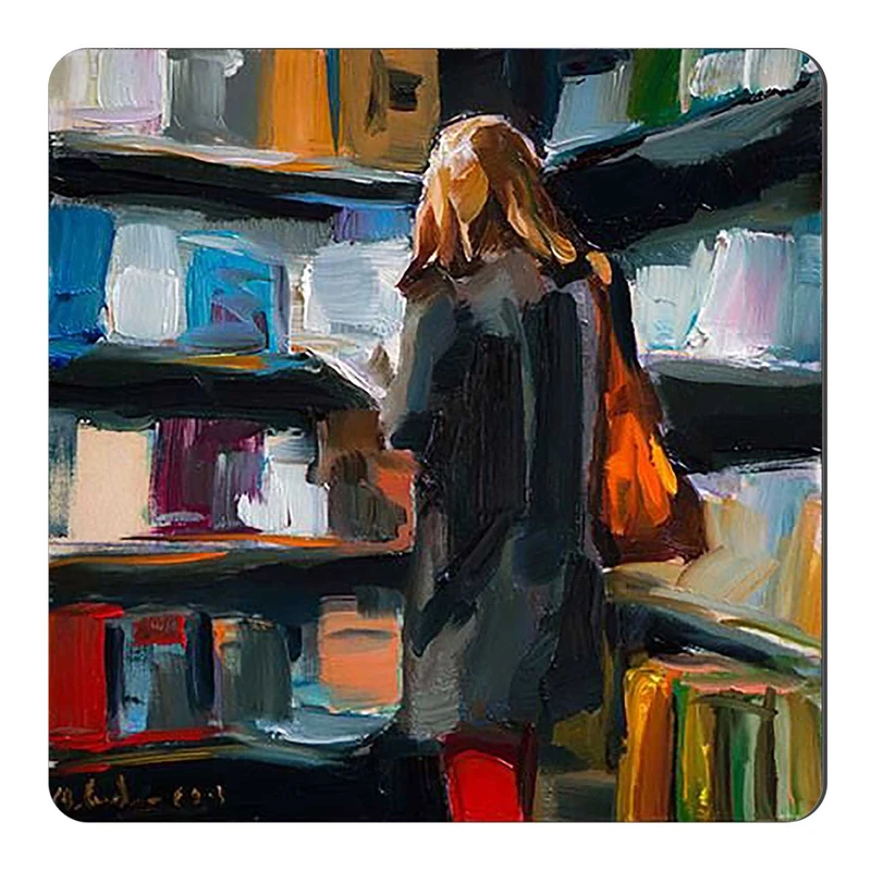  مگنت طرح دختری در کتابخانه کد wmg1831