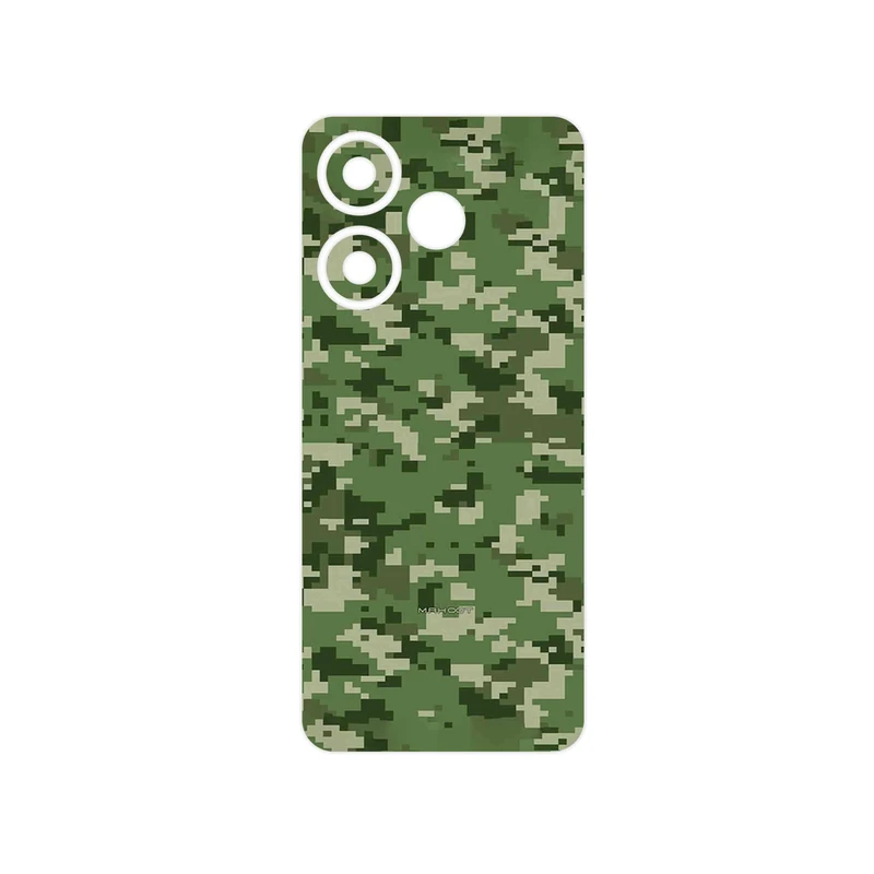 برچسب پوششی ماهوت مدل Army_Green_Pixel مناسب برای گوشی موبایل شیائومی Redmi 13