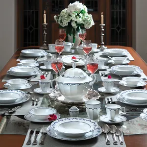 Zarin Iran Procelain Inds Neoclassical Feransis Dinnerware Set 103 Pcs High Grade
