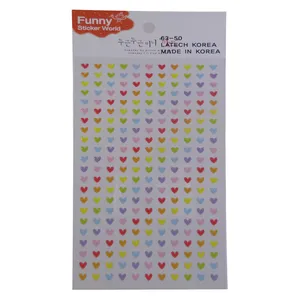 استیکر مدل Heart color کد 50-63