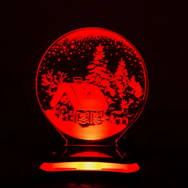 چراغ خواب مدل کلبه برفی