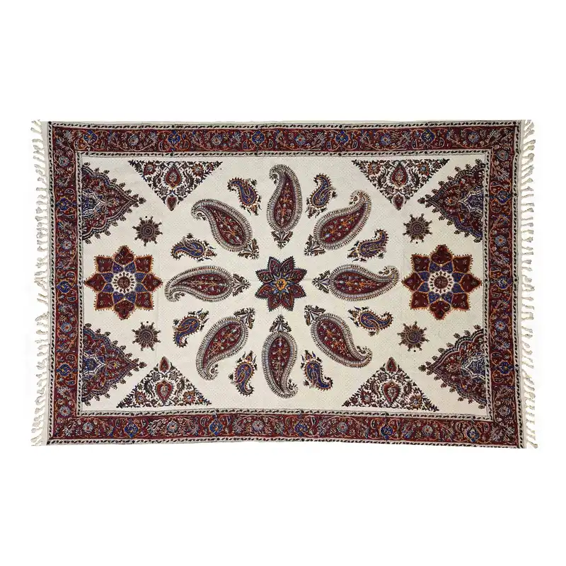 رومیزی قلمکار طرح بته جقه