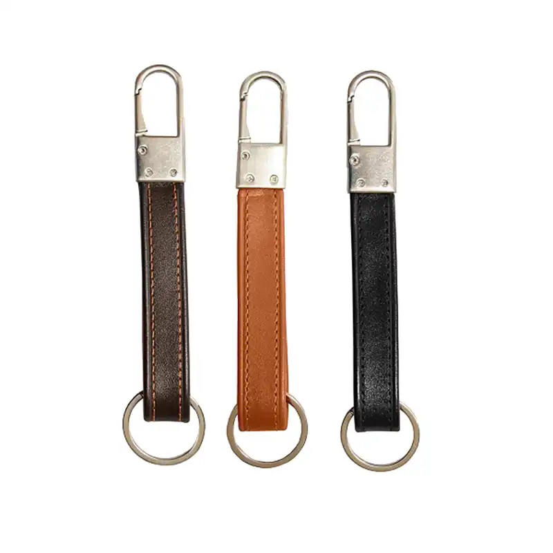 جاکلیدی مدل قلاب دار چرم تیکا