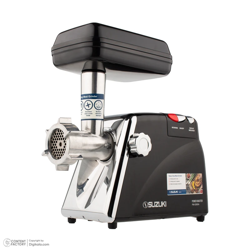 عکس شماره 4 : چرخ گوشت 400 وات سوزوکی مدل pm-i2600a
