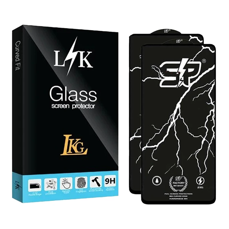 محافظ صفحه نمایش ال کا جی مدل SP مناسب برای گوشی موبایل اپل iPhone 15 Pro بسته 2 عددی