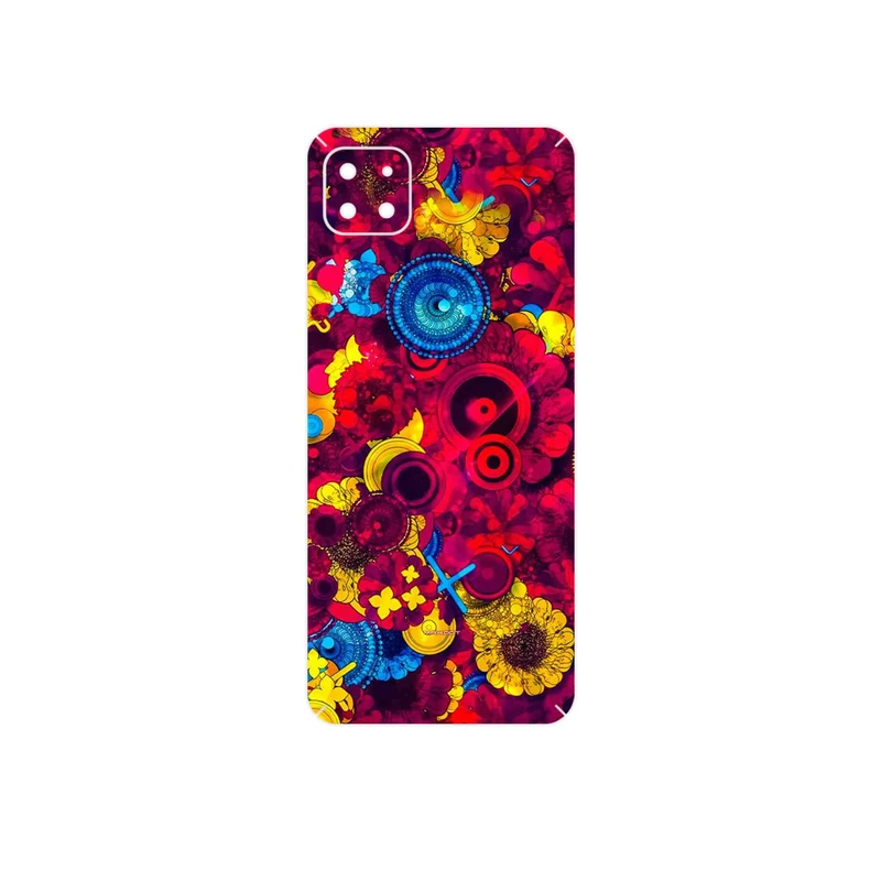 برچسب پوششی ماهوت مدل Vector Flower Garden Digital Art مناسب برای گوشی موبایل سامسونگ Galaxy A22 5G