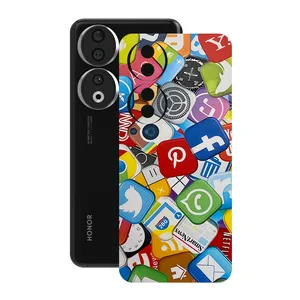 Glass cover sticker Leth model social design suitable for Honor 90 mobile phone