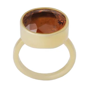 انگشتر نقره مردانه بازرگانی میلادی مدل سنگ سیترین جواهری  رکاب آبکاری رادیوم کد AM_2396