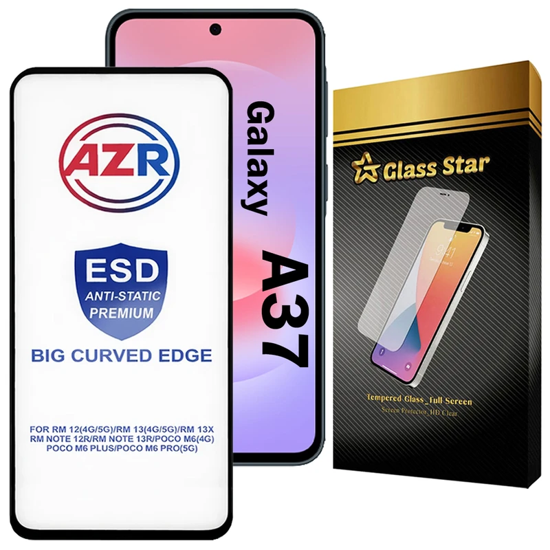 محافظ صفحه نمایش گلس استار مدل AZRG مناسب برای گوشی موبایل سامسونگ Galaxy A37