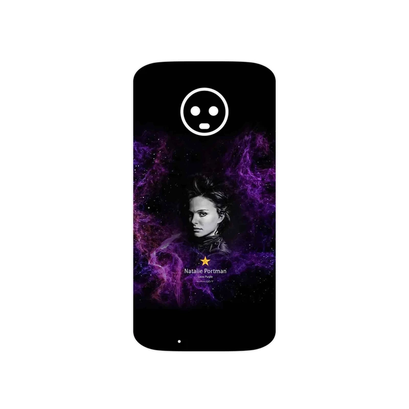 برچسب پوششی ماهوت مدل Natalie Portman مناسب برای گوشی موبایل موتورولا Moto G6