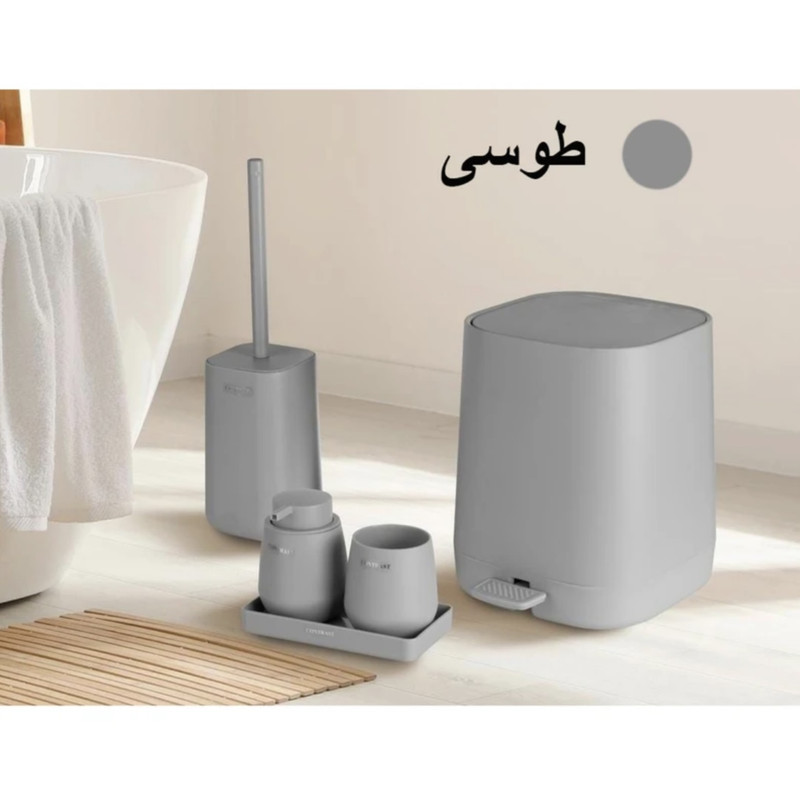 ست سرویس بهداشتی 5 پارچه کنتراست مدل میامی کد RM888