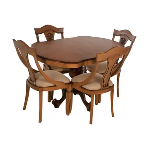 میز و صندلی ناهارخوری مدل گیتاری سه بعدی کد 10012