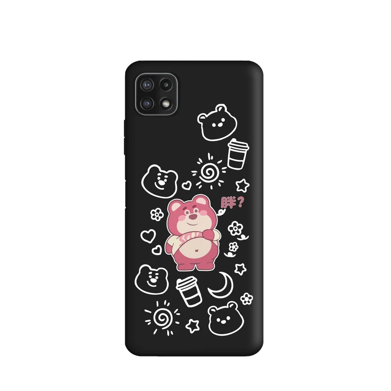 کاور طرح خرس بامزه کد t4013 مناسب برای گوشی موبایل سامسونگ Galaxy A22 5g