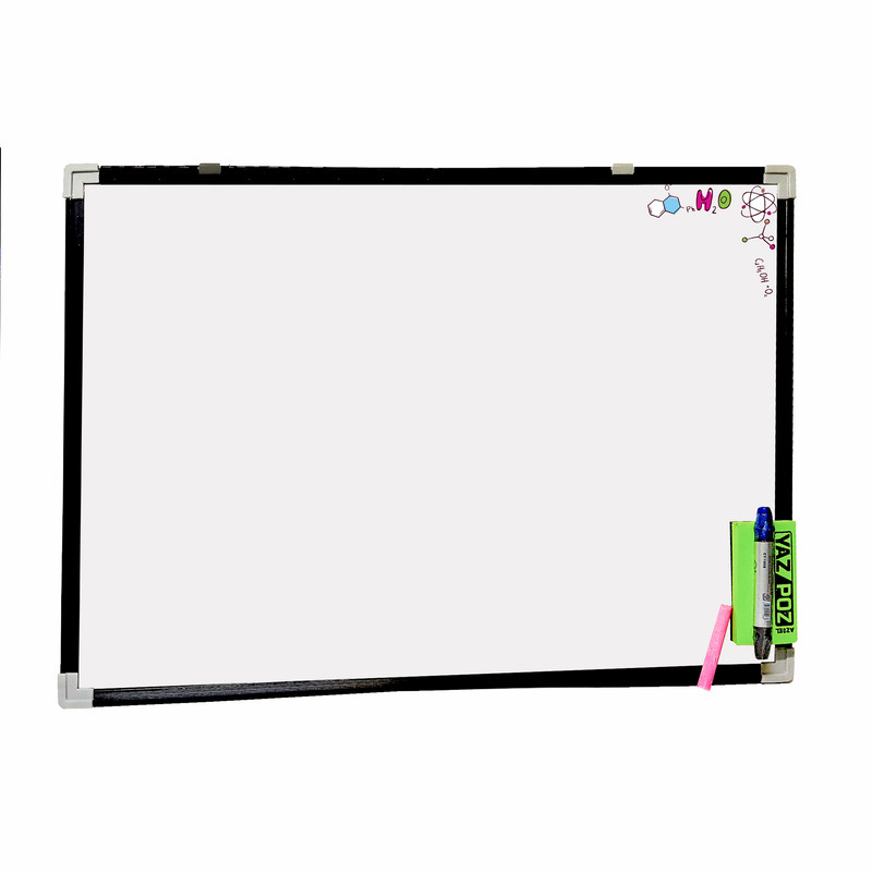 تخته دورو مدل ان تی ام کد CH1 سایز 50×70 سانتی متر به همراه گچ ، ماژیک و تخته پاک کن