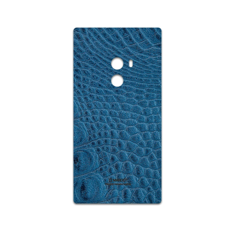 برچسب پوششی ماهوت مدل Blue-Crocodile-Leather مناسب برای گوشی موبایل شیائومی Mi Mix