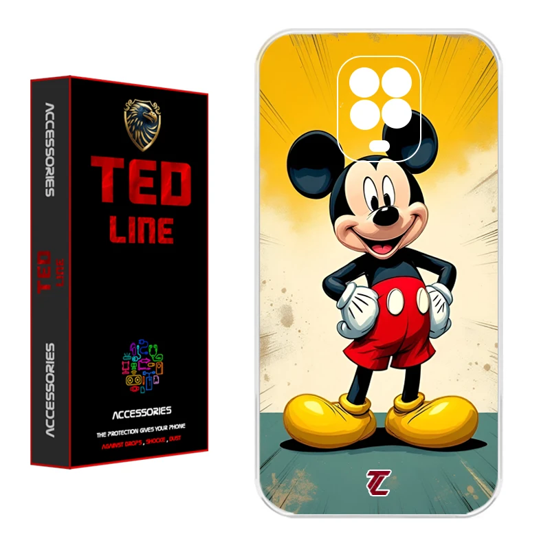 کاور تدلاین طرح میکی موس کد 1144 مناسب برای گوشی موبایل شیائومی Redmi Note 9S / Note 9 Pro