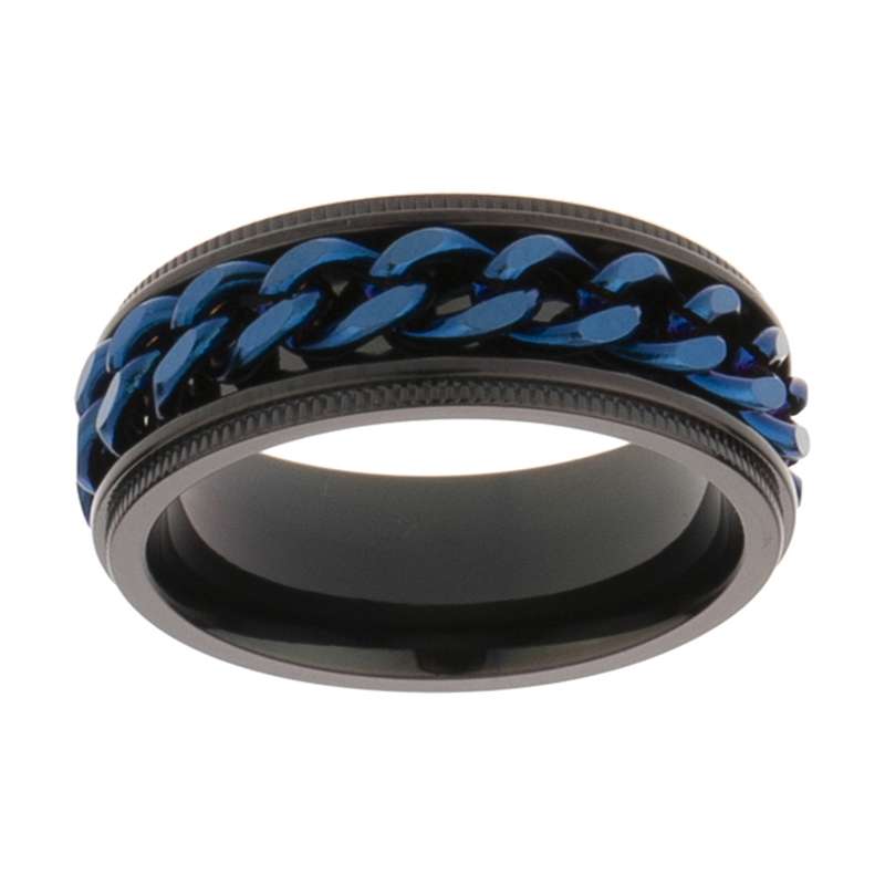 انگشتر مردانه گالری شمرون مدل RNG450B0 انگشتر مردانه گالری شمرون مدل RNG450B0