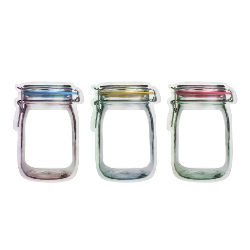 کیسه زیپ دار مدل Bottle بسته 3 عددی