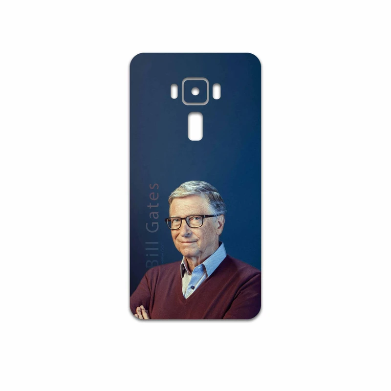 برچسب پوششی ماهوت مدل Bill Gates مناسب برای گوشی موبایل ایسوس Zenfone 3 Laser ZC551KL
