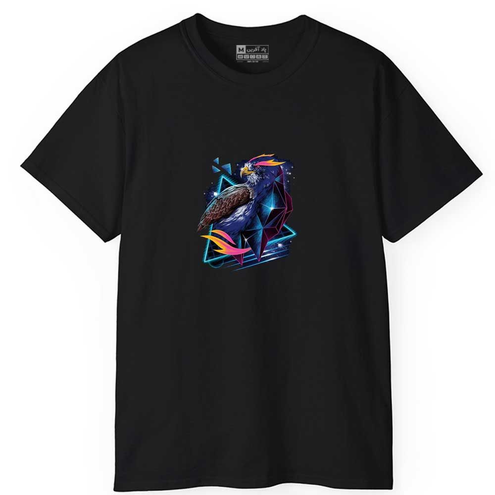 تی شرت آستین کوتاه مردانه پاد آفرین مدل عقاب کد 0288 -  - 5