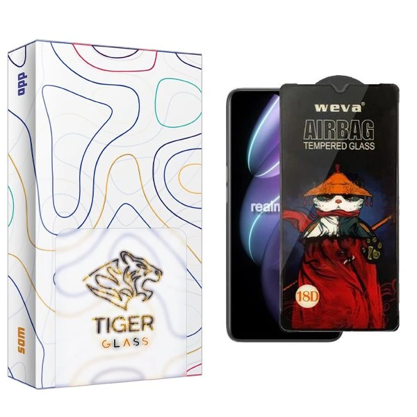 محافظ صفحه نمایش تایگر گلس مدل APL2 Airbag مناسب برای گوشی موبایل ریلمی V30