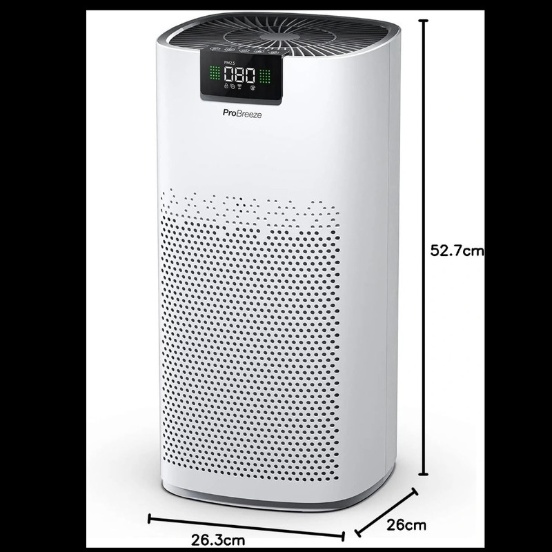 دستگاه ضد عفونی و تصفیه کننده هوا خانگی 3 مرحله ای پرو بریز مدل PB-P07-EU