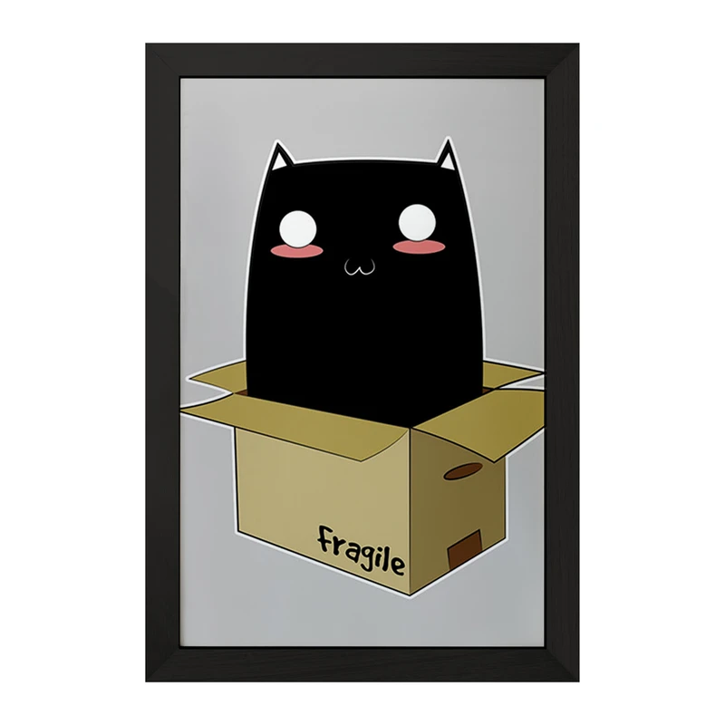 تابلو خندالو مدل گربه (Cat) کد F929