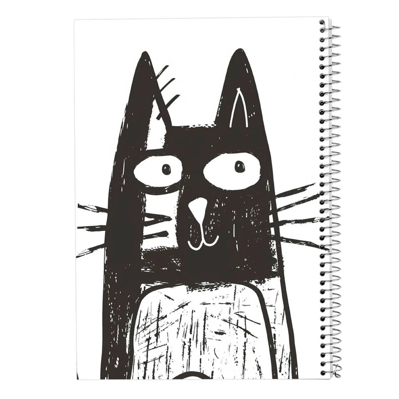 دفتر ژورنال نویسی 50 برگ مدوپد مدل نقطه ای طرح موجودات فانتزی کد DF16941