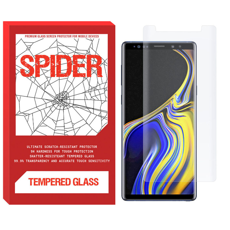 محافظ صفحه نمایش یووی لایت اسپایدر مدل VL_01 مناسب برای گوشی موبایل سامسونگ Galaxy Note 9