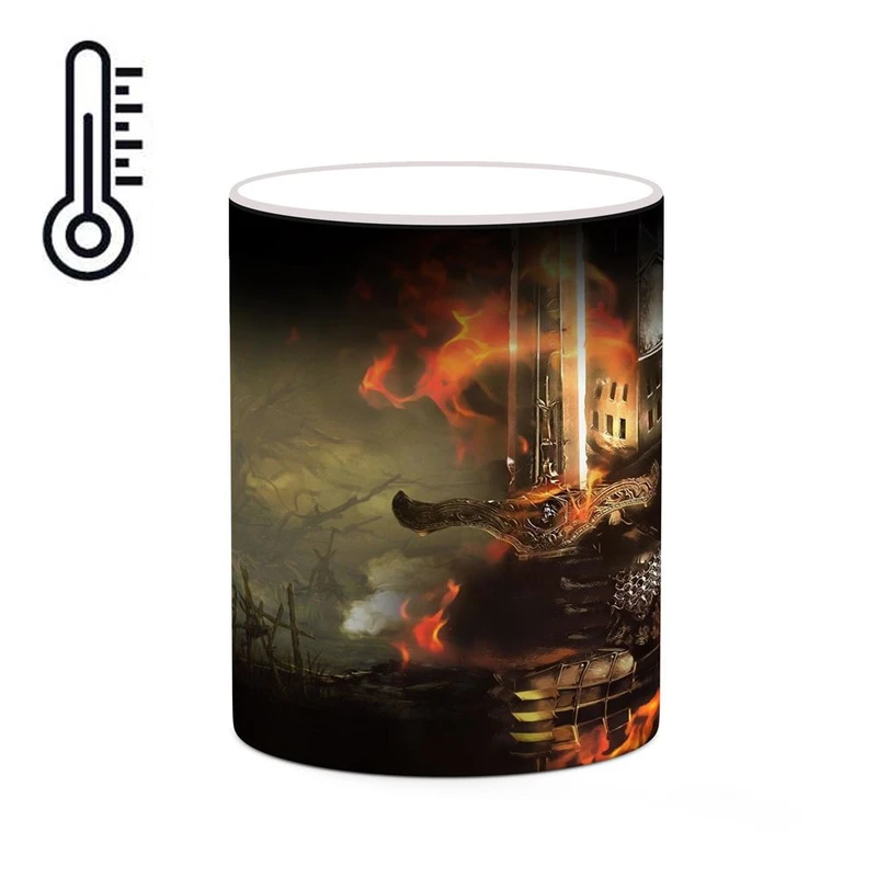 ماگ حرارتی کاکتی مدل بازی Dark Souls کد mgh28131