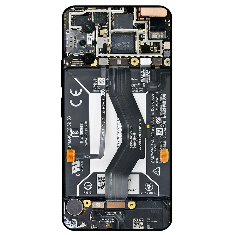 کاور مگافون طرح برد موبایل مدل 8004 مناسب برای گوشی موبایل شیائومی Redmi Note 10 Pro / 10 Pro Max	