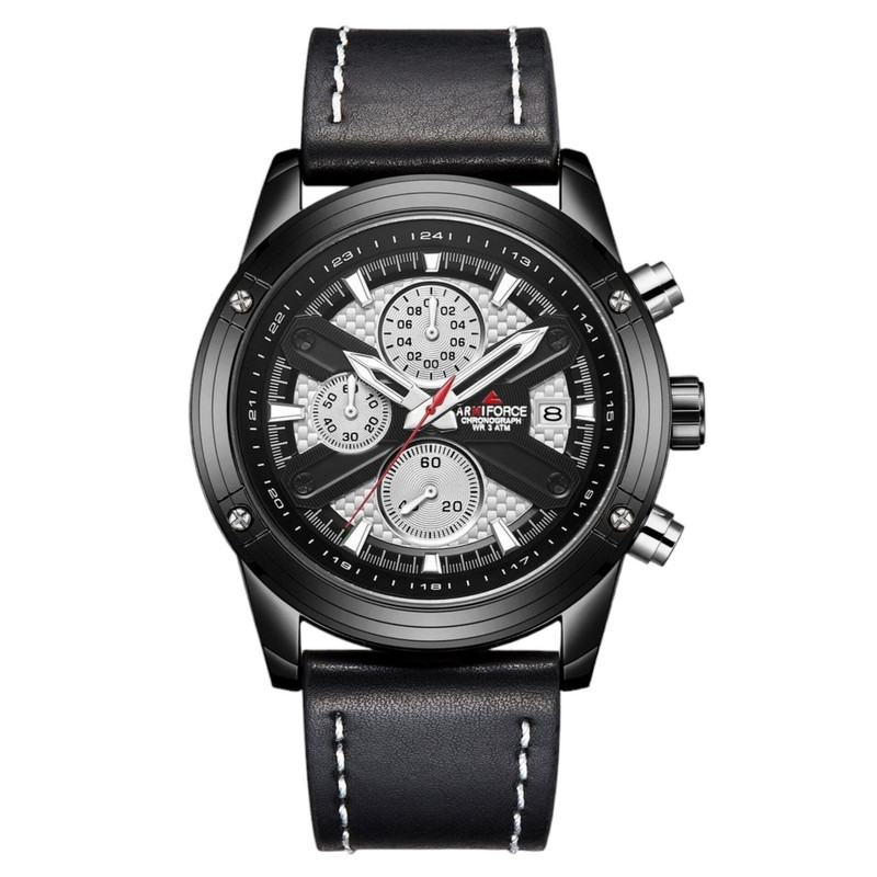ساعت مچی عقربهای مردانه مدل آرمی فورس سه موتوره کرنوگراف AF8010 ساعت مچی عقربهای مردانه مدل آرمی فورس سه موتوره کرنوگراف AF8010