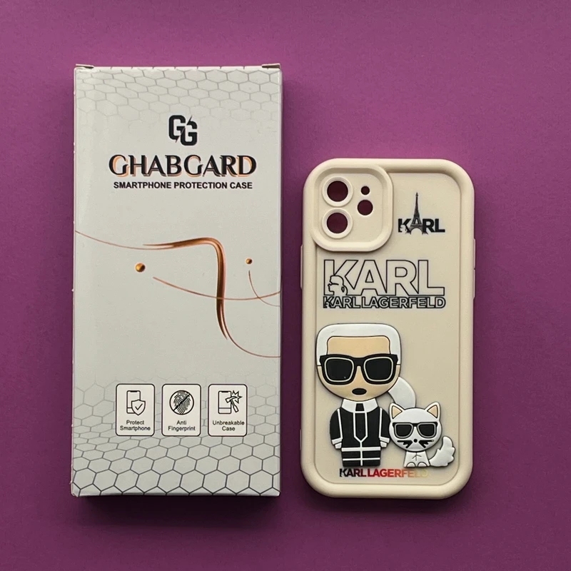  کاور قاب گارد مدل سیلیکونی فانتزی مناسب برای گوشی موبایل اپل IPhone  12