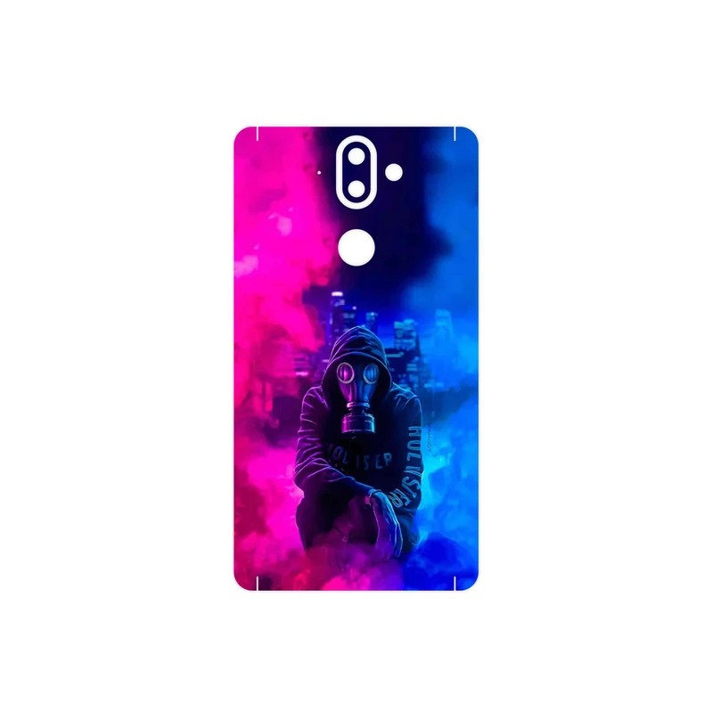 برچسب پوششی ماهوت مدل Smoke Rainbow Digital Art 2 مناسب برای گوشی موبایل نوکیا 8 Sirocco