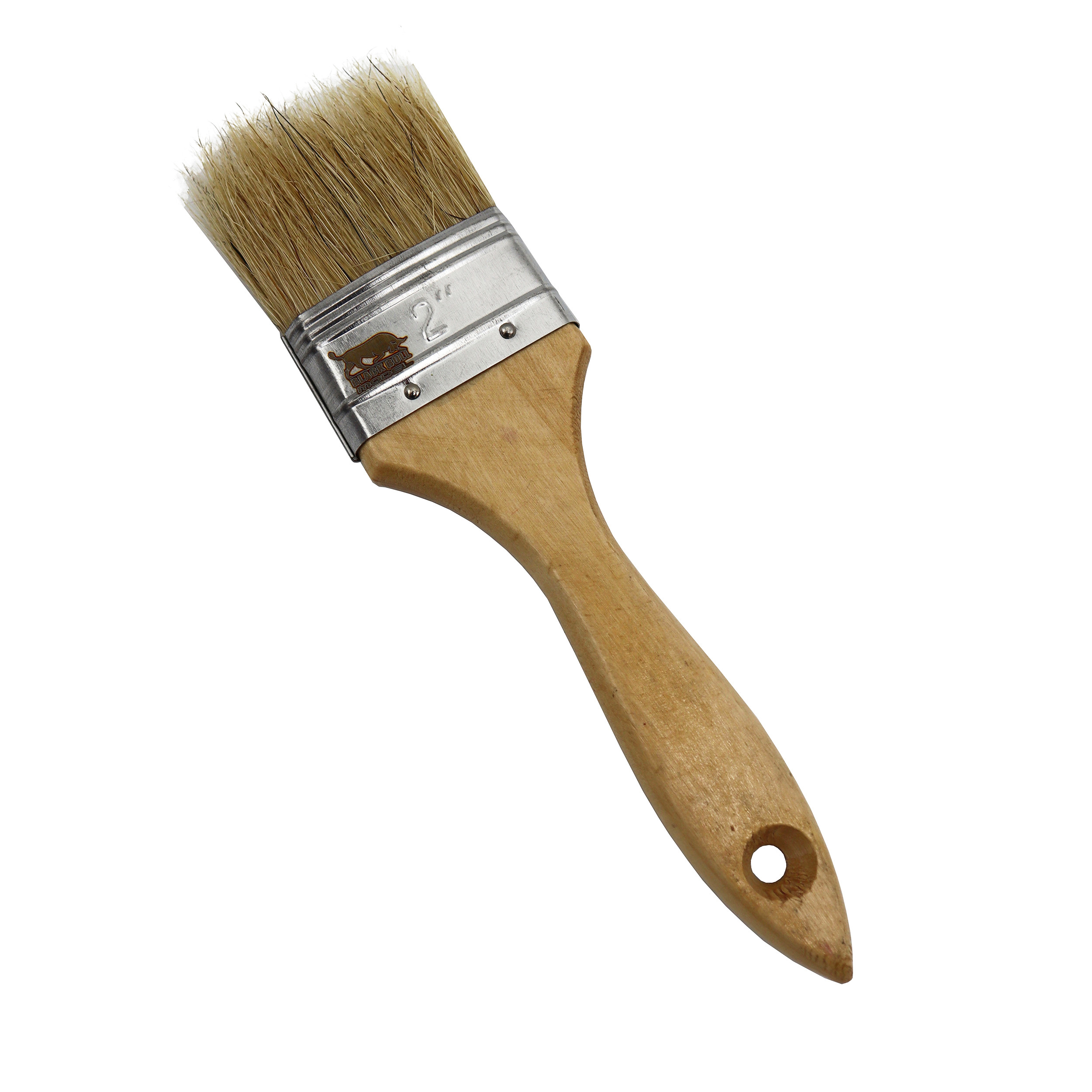 قلم مو نقاشی مدل بلک بول کد YP-CHOOBI-1.5-2INCH مجموعه 2 عددی