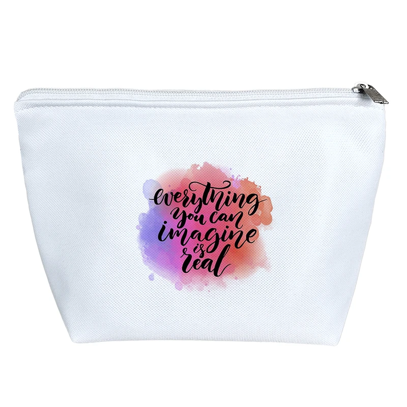 کیف لوازم آرایش دخترانه خندالو مدل جملات انگیزشی کد 2277