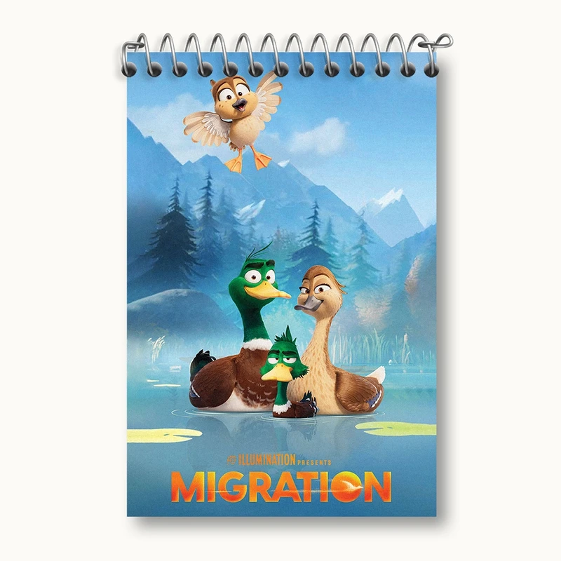 دفتر یادداشت 50 برگ خندالو مدل مهاجرت کد F2164