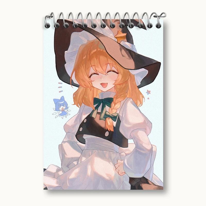 دفتر یادداشت 50 برگ خندالو مدل بازی توهو (Touhou) کد 35777