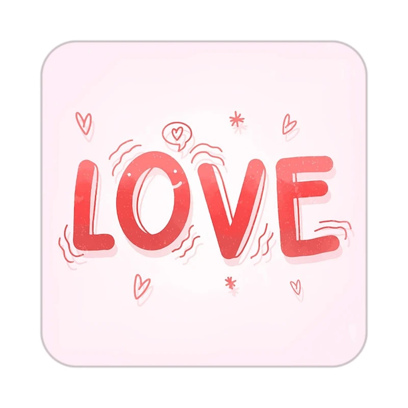 زیر لیوانی کاکتی طرح عاشقانه مدل mp39170