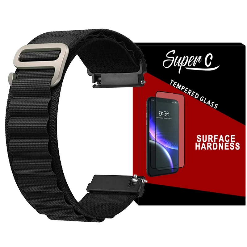 بند سوپرسی مدل Loop Alpine مناسب برای ساعت هوشمند سامسونگ Galaxy Watch Active 1 / Active 2 40mm / Active 2 44mm / Watch 3 size 41mm / Galaxy Watch 4 40mm / watch 4 42mm / watch 4 44mm / watch 4 46mm