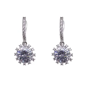 گوشواره نقره زنانه مدل مجلس خاص کد 59332