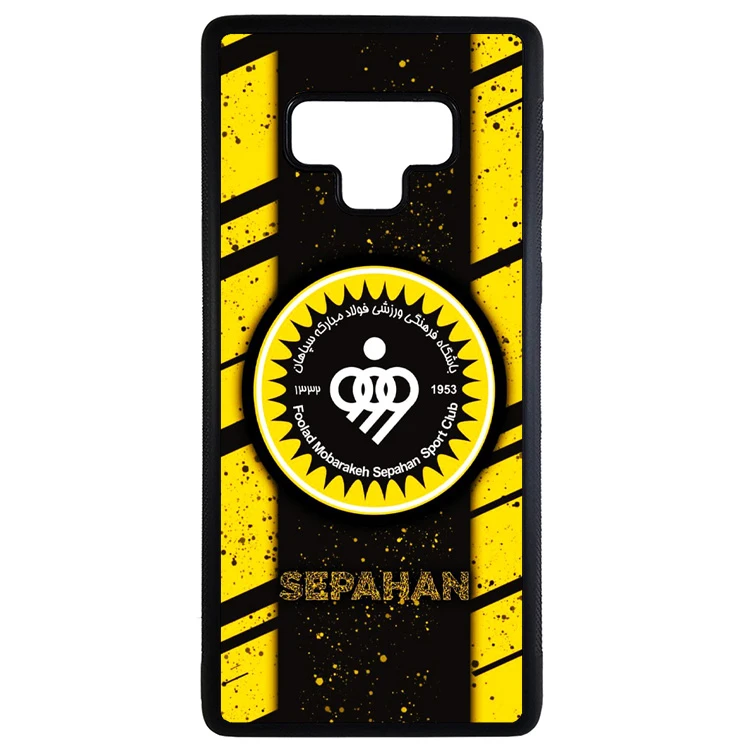 کاور طرح تیم فوتبال سپاهان مناسب برای گوشی موبایل سامسونگ galaxy note 9