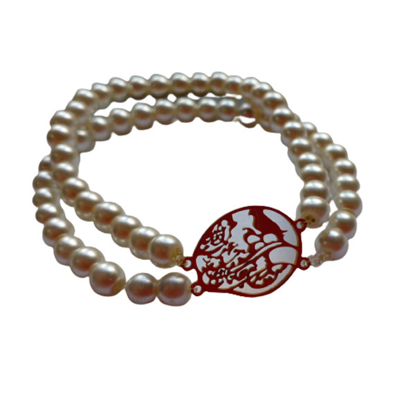 دستبند زنانه مدل پلاک شعر کد HC087