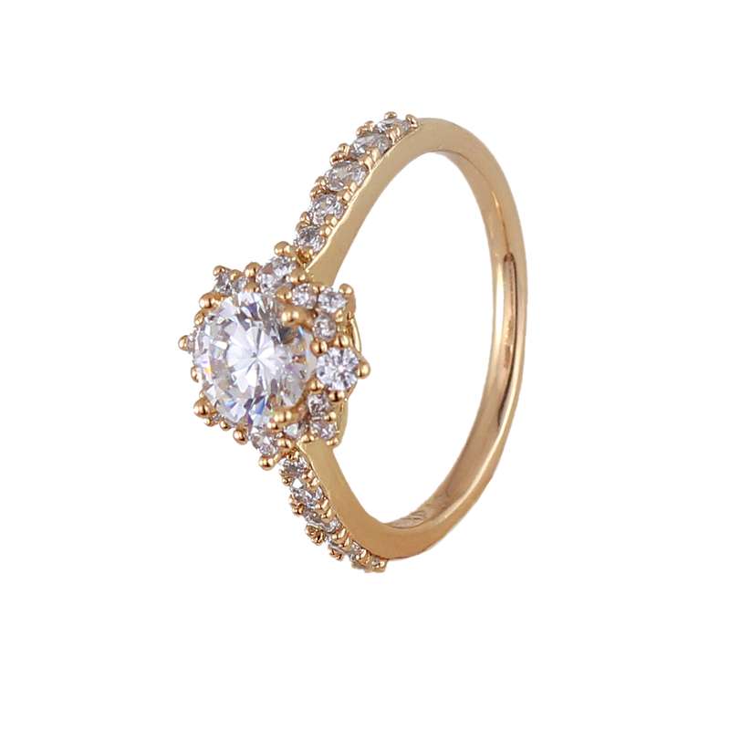 انگشتر زنانه ژوپینگ مدل سولیتر کد L432