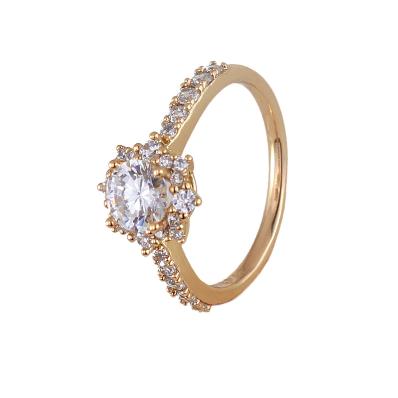 انگشتر زنانه ژوپینگ مدل سولیتر کد L432